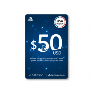 PlayStation Network Gift Card 50-USD PSN USA [Digital Code]