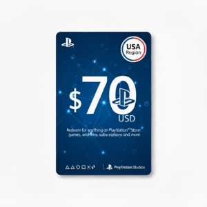 PlayStation Network Gift Card 70-USD PSN USA [Digital Code]